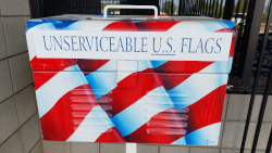 Flag Drop Box Photo